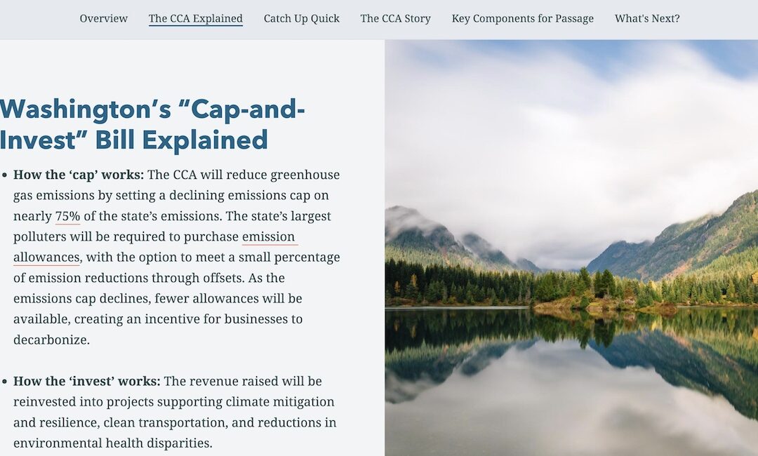 The Story of Washington’s Climate Commitment Act